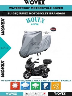 Wovex HONDA ADV 350 Motosiklet Brandası Arka Çanta Uyumlu Branda,Örtü 