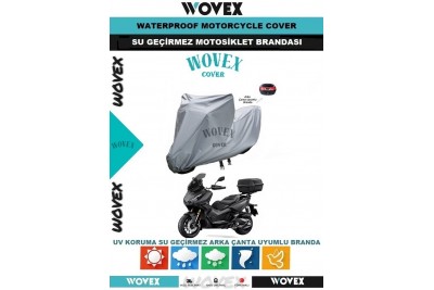 Wovex HONDA ADV 350 Motosiklet Brandası Arka Çanta Uyumlu Branda,Örtü 