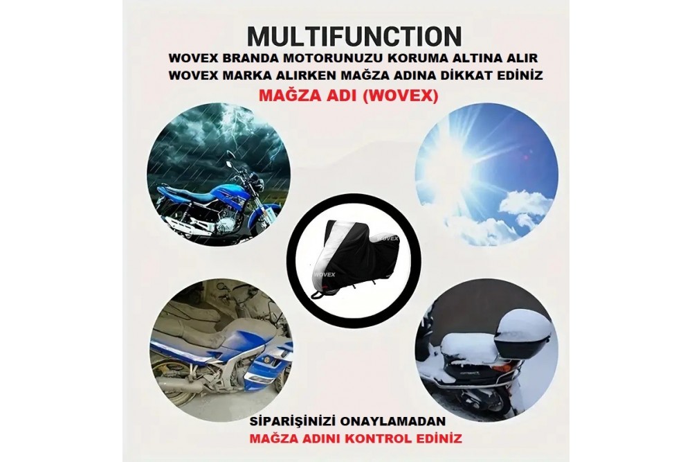 Honda Forza 250 Gri Siyah Kombinasyonlu Topcase Uyumlu Motosiklet Brandası.Kilit uyumlu,Branda,Örtü