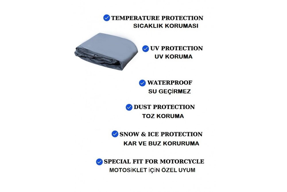 Wovex Bisiklet Brandası 26-28-29-jant Uyumlu Su Geçirmez Bisiklet Branda,örtü