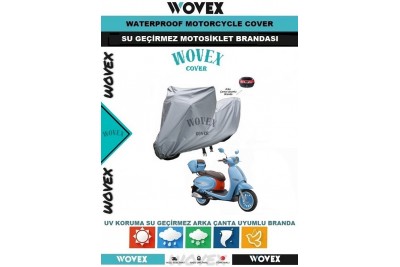  Wovex Arora Cappucino 50-125cc Model Arka Çanta Topcase Uyumlu Motosiklet Brandası