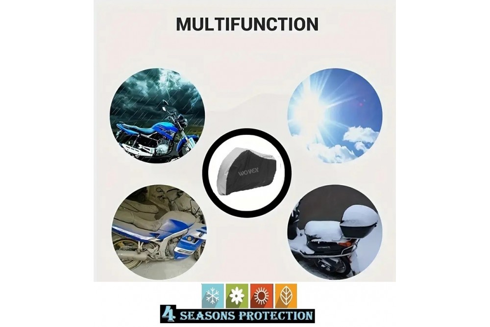 Honda Forza 250 Gri Siyah Kombinasyonlu Branda Topcase Uyumlu Motosiklet Brandası,Örtü