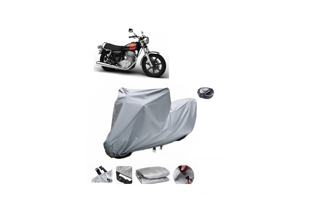 Yamaha Sr 500 Motosiklet Brandası Arka Çanta Uyumlu